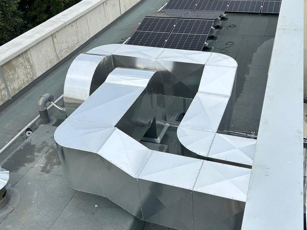 Terrasse technique à Cernay