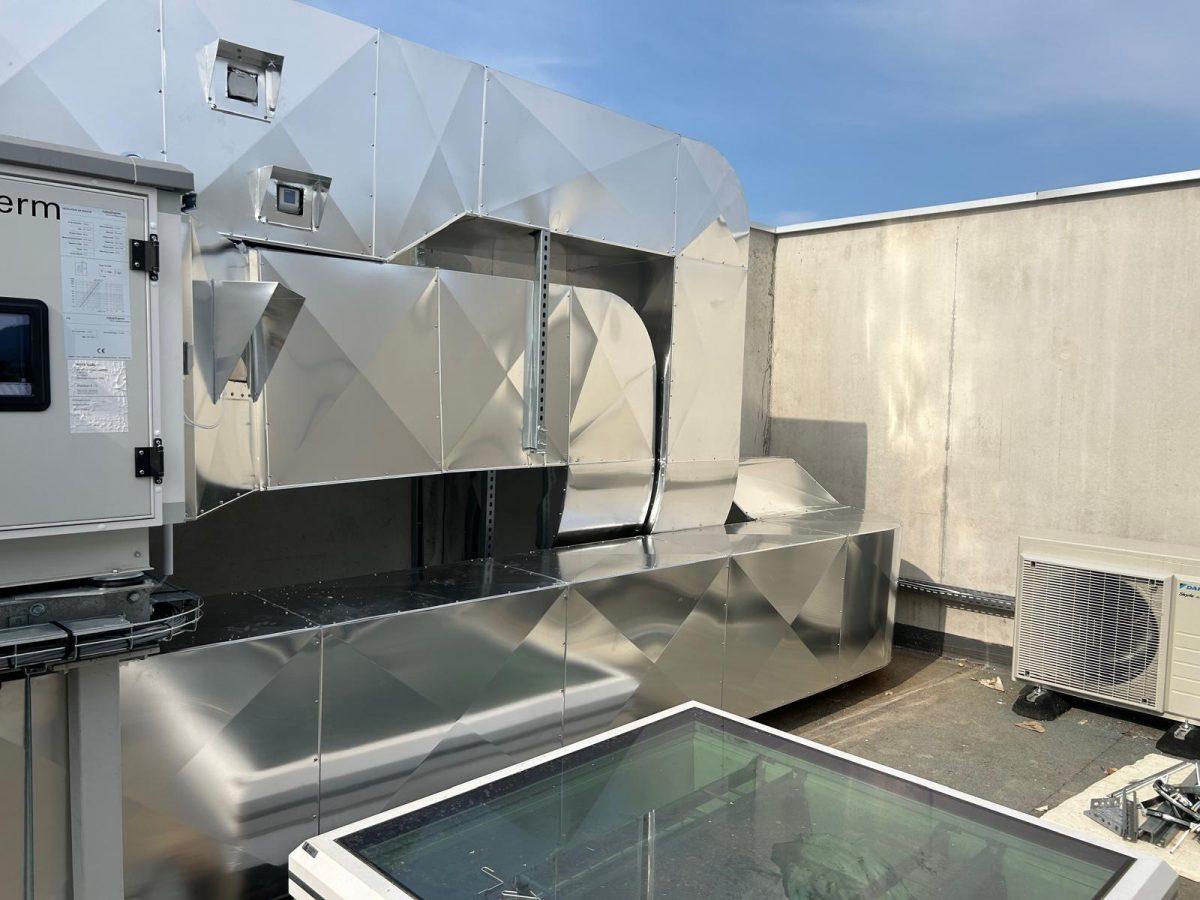 Terrasse technique à Cernay