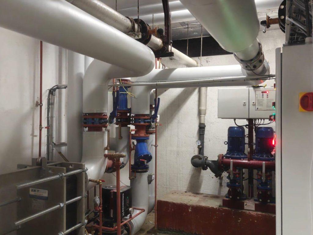 Une chaufferie collective dans une résidence