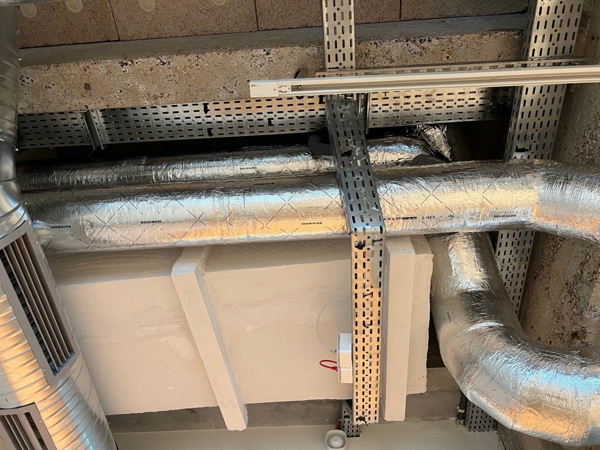 Calorifuge et flocage contre les incendies.