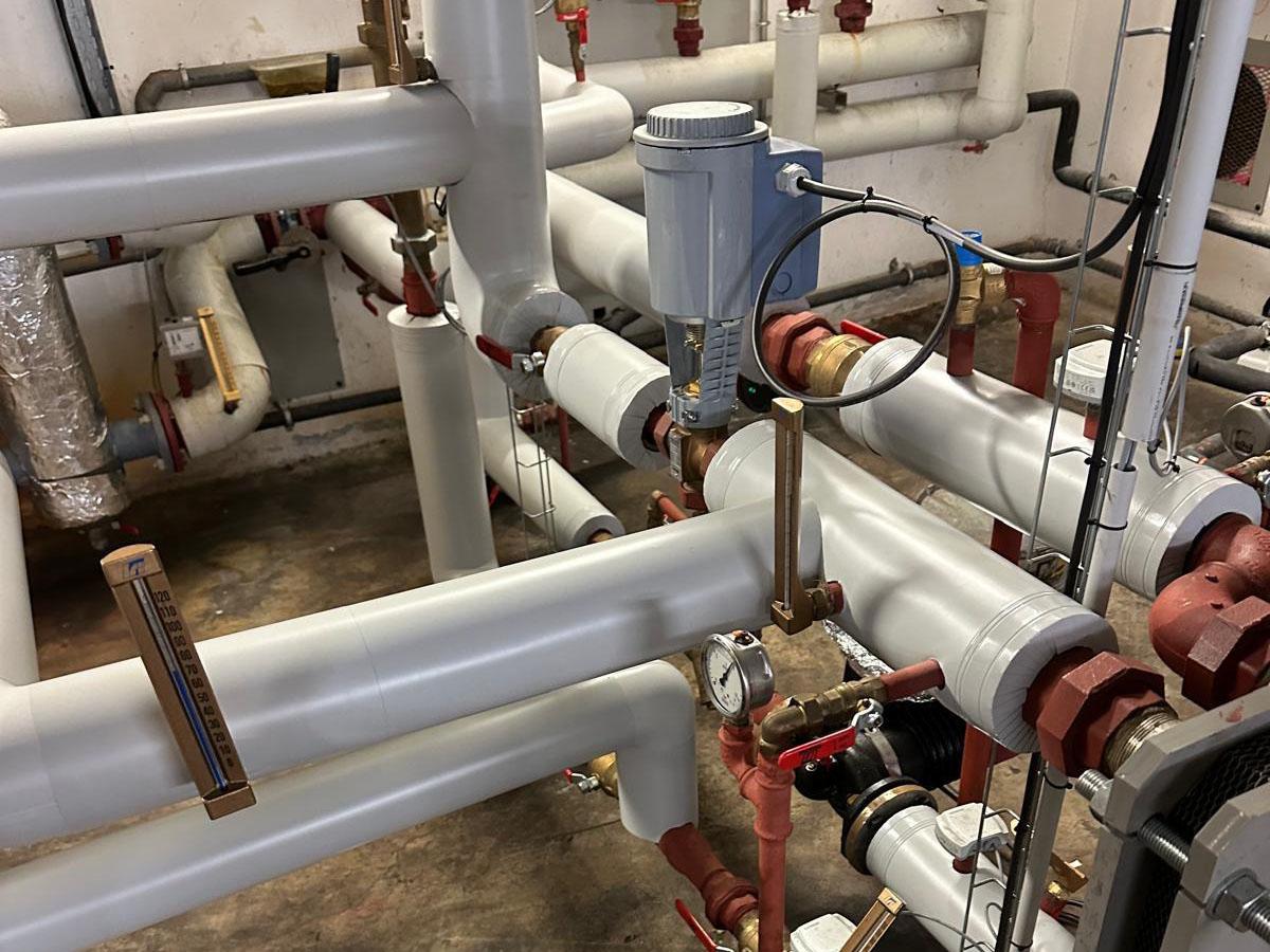 Calorifugeage d'une chaufferie collective à Pantin