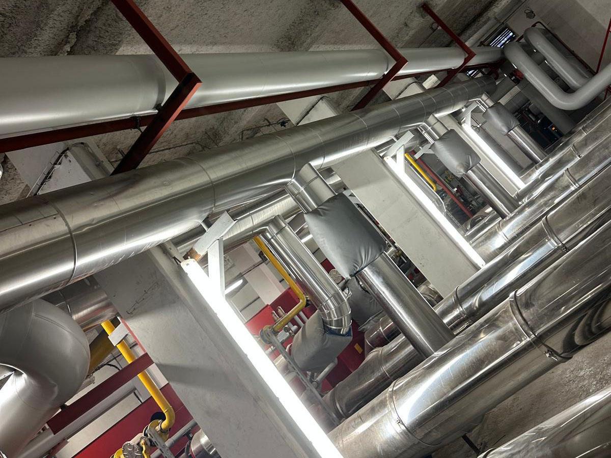 Installation d'une chaufferie collective aux Lilas