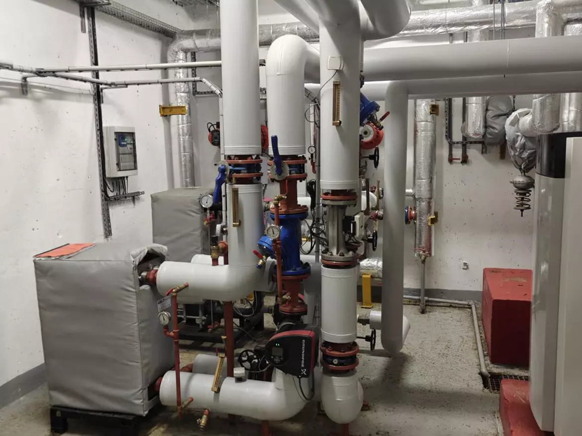 Renovation d'une chaufferie d'école primaire à Pantin