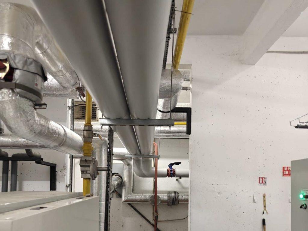 Renovation d'une chaufferie d'école primaire à Pantin