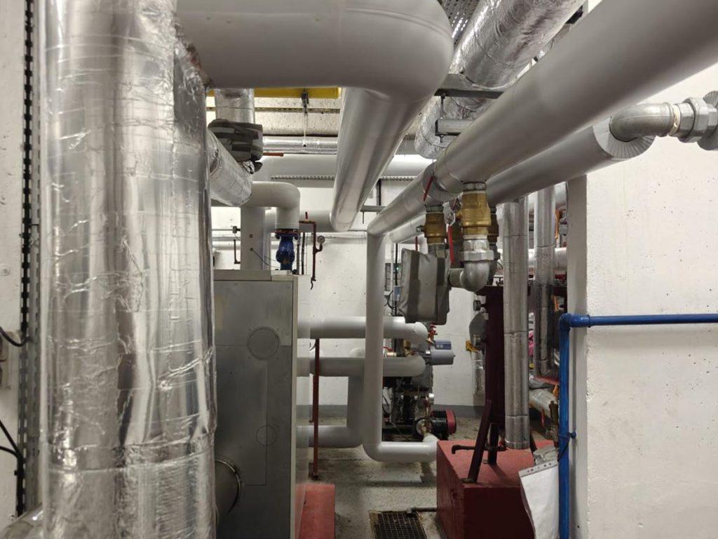 Renovation d'une chaufferie d'école primaire à Pantin